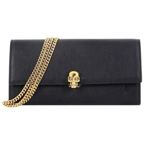 alexander mcqueen skull wallet on chain